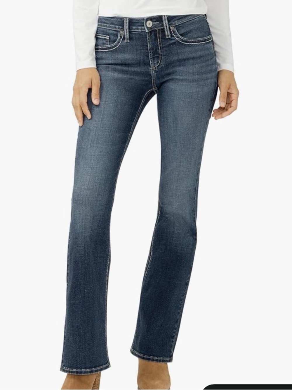 Silver Jeans Dark Blue Flared Jeans